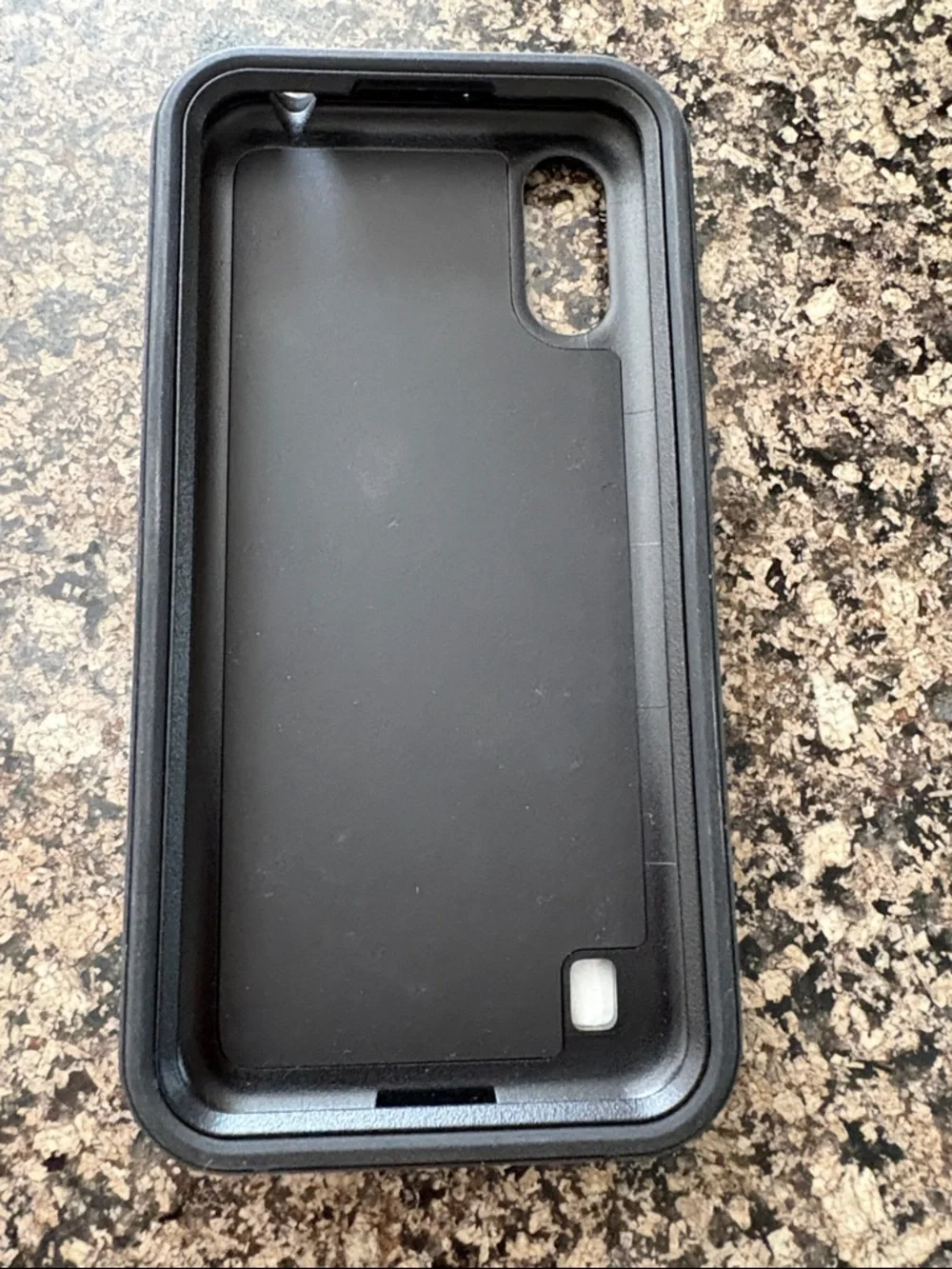 Samsung Galaxy A01 Rugged Black Textured Case